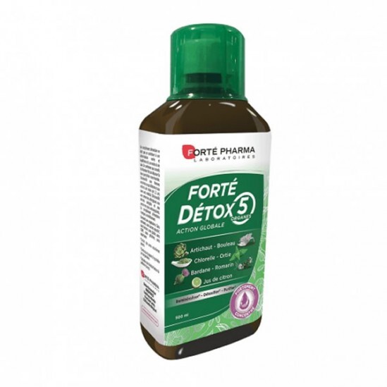 Forté pharma forté détox 5 organes action globale 500ml