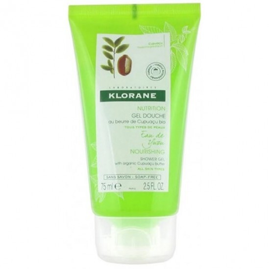 Klorane gel douche eau de yuzu 75ml