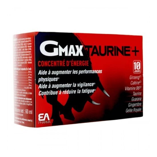 GMAX TAURINE  30 AMPOULES