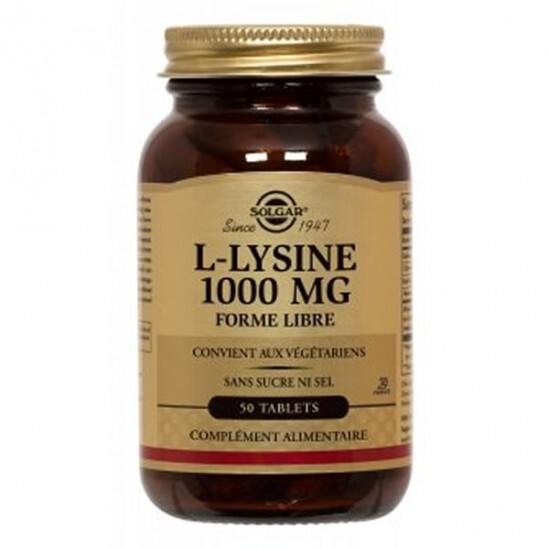 SOLGAR L- LYSINE 1000 50 BTE