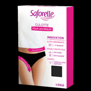 Saforelle culotte ultra absorbante règles taille xl