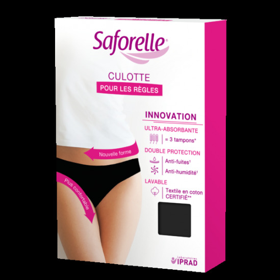 Saforelle culotte ultra absorbante règles taille l