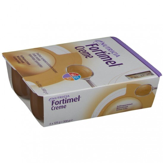 Nutricia fortimel crème moka 4 pots 125g