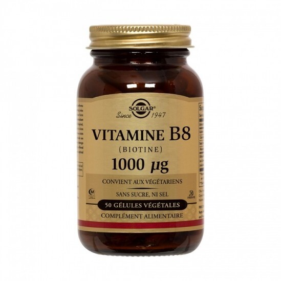 Solgar vitamine b8 biotine 1000µg 50 gélules