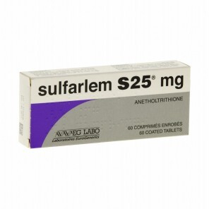 Sulfarlem s 25mg 60 comprimés