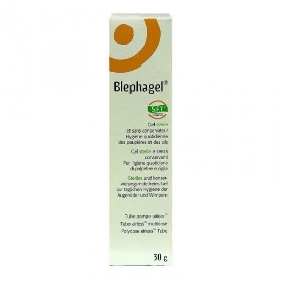 Thea blephagel sft technology gel sterile hygiene paupiere cils 30g