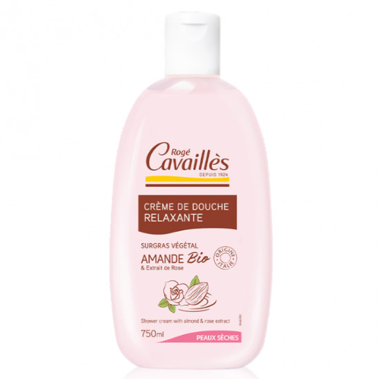 Rogé cavaillès crème de douche amande & rose 750ml