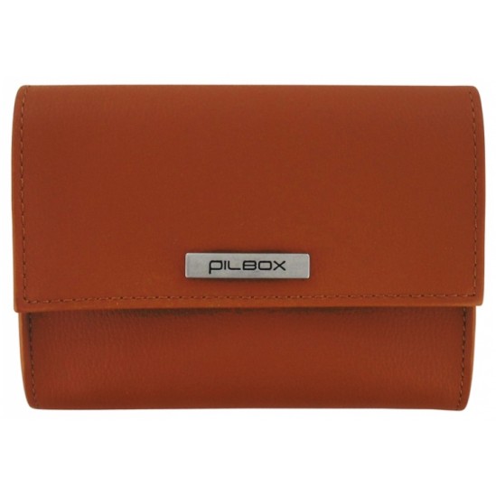 Cooper pilbox liberty pilulier hebdomadaire 4 prises fauve/pétrole