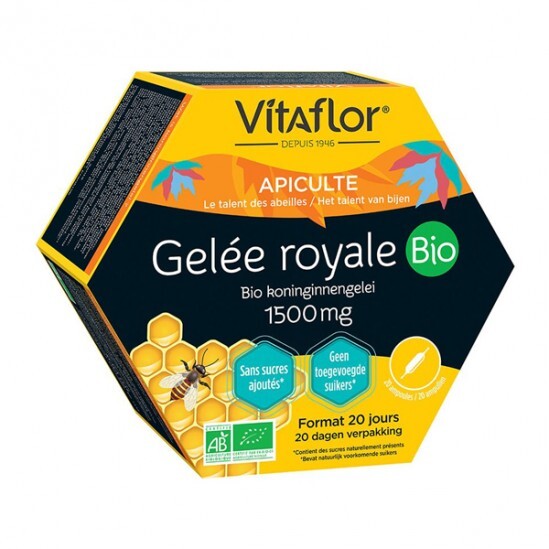 Vitaflorbio gelée royale 1500mg 20 ampoules