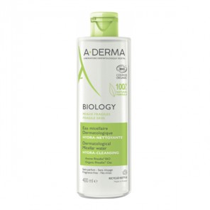 A-Derma Biology Eau micellaire dermatologique hydra-nettoyante 400ml