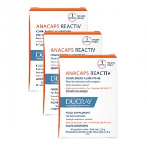 Ducray anacaps reactiv complément alimentaire 3 x 30 capsules