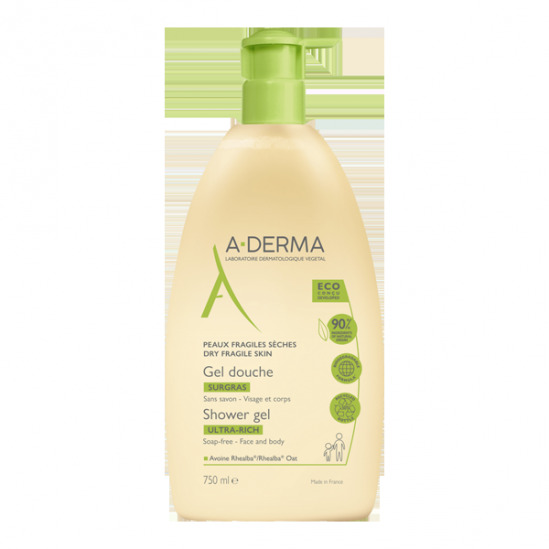 Aderma gel douche surgras 750ml