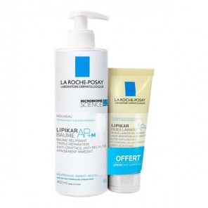 La Roche-Posay Lipikar AP+M Baume 400ml + Huile lavante 100ml offerte