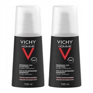 Vichy homme déodorant ultra frais vaporisateur 100ml x2