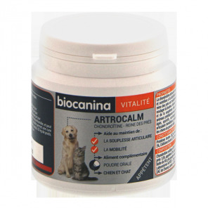 Biocanina Artrocalm Traitement D’appoint Des Problèmes Articulaires Pour Chiens Et Chats 90g