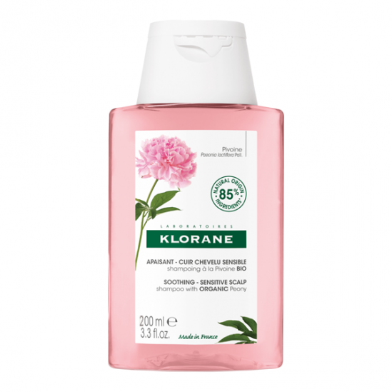 Klorane shampoing à la pivoine bio apaisant 200ml