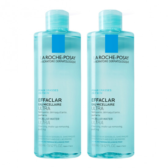 La roche posay effaclar eau micellaire purifiante duo 400ml