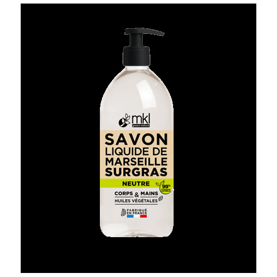 Mkl Savon Liquide De Marseille Neutre Surgras 1 Litre