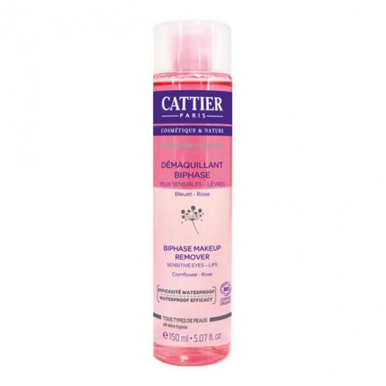 Cattier symphonie végétale démaquillant biphase 150ml