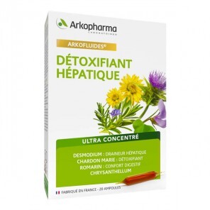 Arkopharma arkofluides détoxifiant hépatique 20 ampoules