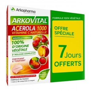 Arkopharma arkovital acerola 1000 vitamine 2x30 comprimés