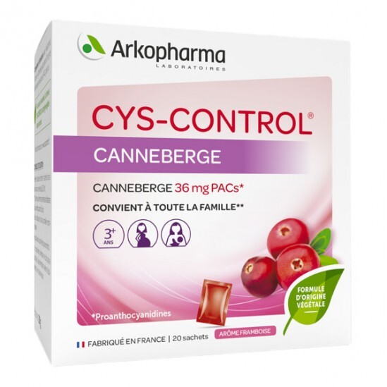 Arkopharma cys-control® confort urinaire 36mg 20 sachets