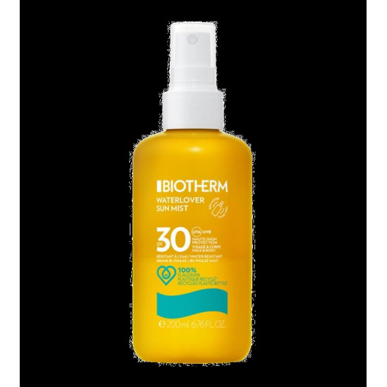 Biotherm waterlover sun mist spf30 brume solaire invisible 200ml