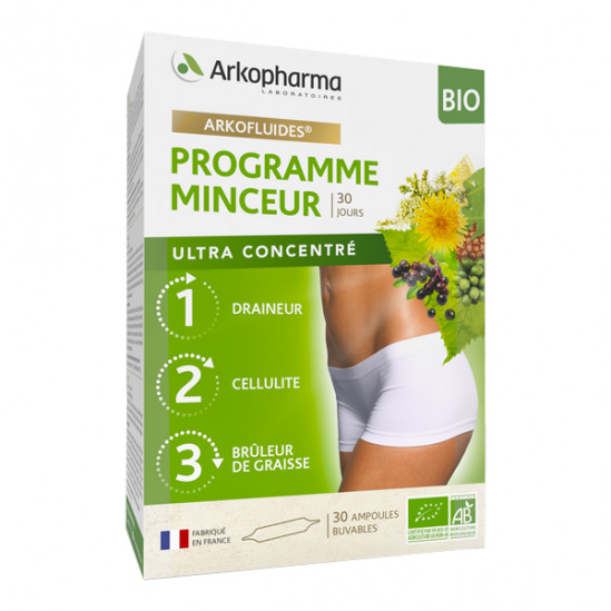 Arkofluide bio programme minceur 30x10ml ampoules