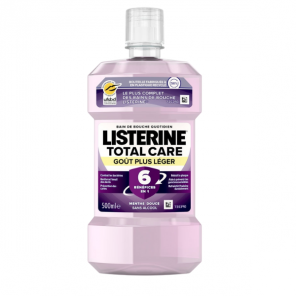 Listerine Total Care Bain de bouche goût plus léger 500ml