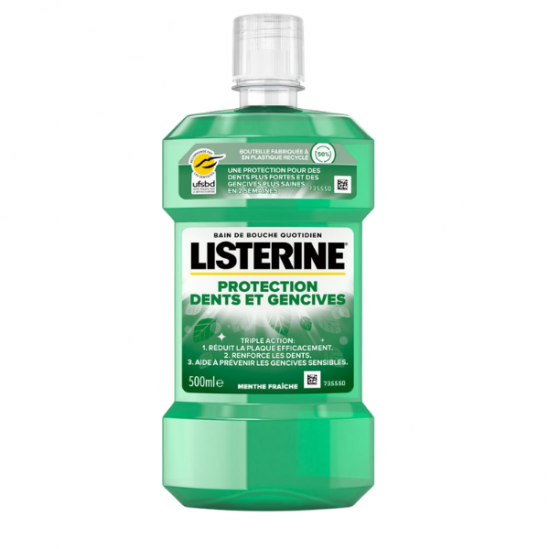 Listerine Protection dents et gencives Bain de bouche 500ml
