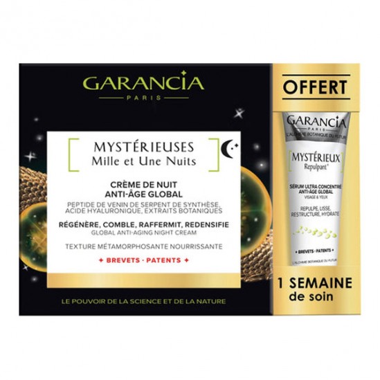 Garancia coffret mystérieuses mille et une nuits 30ml + 5 ml