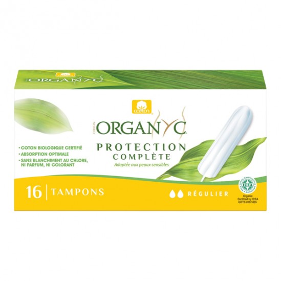 Organyc 16 tampons régulier sans applicateur