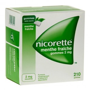 Nicorette menthe fraiche...