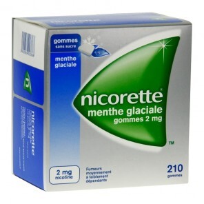 Nicorette menthe glaciale...