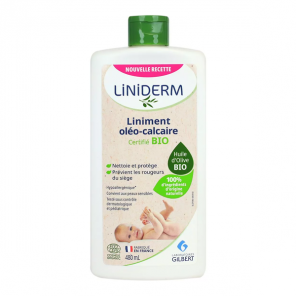Liniderm Liniment oléo-calcaire certifié bio 480ml