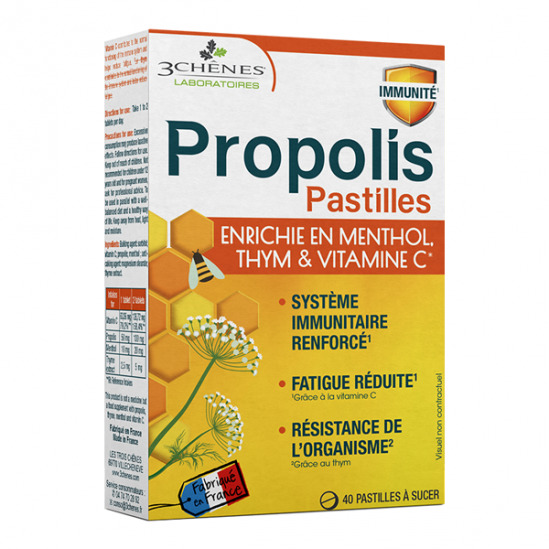 3 Chênes Propolis Pastille 40