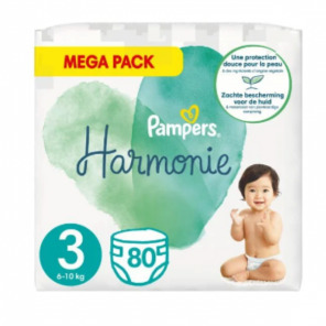 Pampers Harmonie 80 couches Taille3 ( 6 - 10kg )