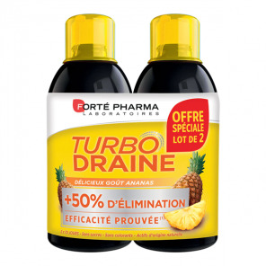 Forté pharma turbodraine minceur goût ananas 2 x 500ml