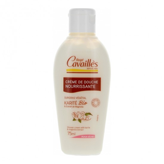 Rogé Cavaillès crème de douche nourrissante karité bio & magnolia 75ml