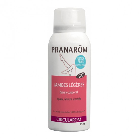 Pranarôm Jambes Légères spray corporel bio 75ml