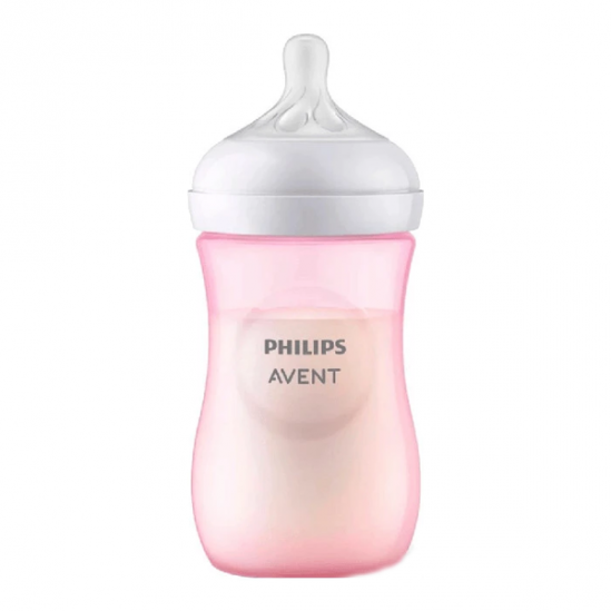 Avent Biberon Natural response rose 260ml