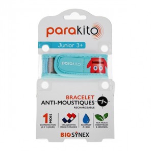Parakito Junior 3+ Bracelet anti-moustiques rechargeable Monstres