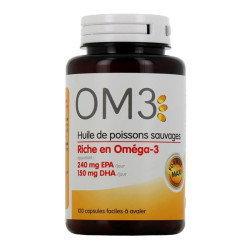 Super Diet OM3 Huile de poissons sauvages 120 capsules