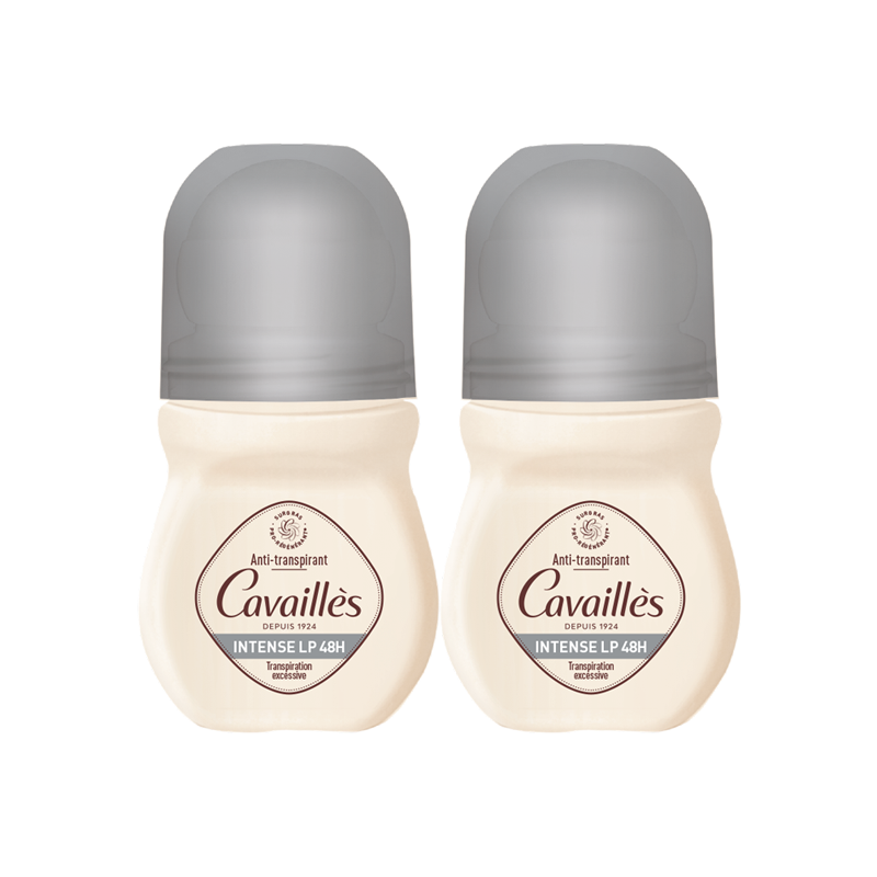 Cavaillès Intense-LP 48H Anti-transpirant roll-on lot de 2x50ml