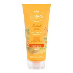 Laino Gel douche surgras senteur Abricot à l’Aloe vera bio 200ml