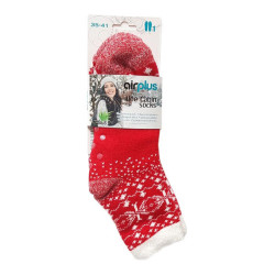AirPlus Aloe Cabin Socks chaussettes hydratantes rouge 35-41