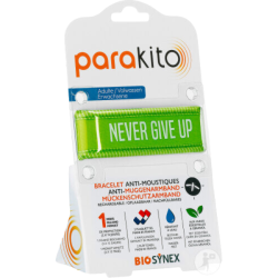 Parakito bracelet anti-moustiques rechargeable adulte - Vert