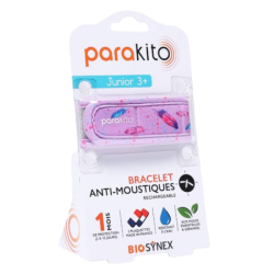 Parakito Junior 3+ Bracelet anti-moustiques rechargeable Plumes