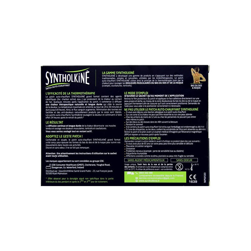 SyntholKiné douleurs...