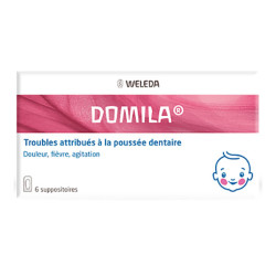 Weleda Domila trouble dentaire 6 suppositoires
